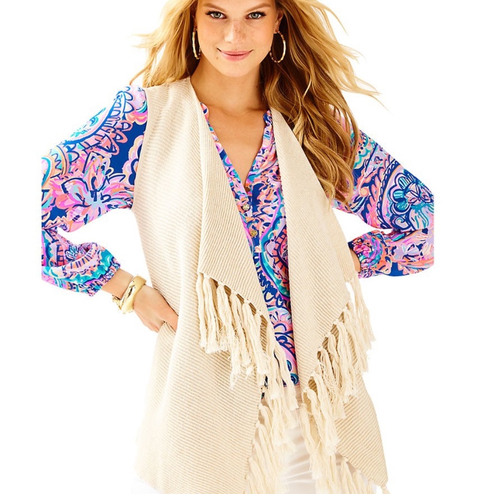 NWT Lilly Pulitzer Andella Sweater Vest Size Small